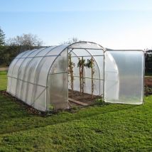 Serre de jardin tunnel robuste Ø 32 - 18m2 - 3m x 6m hauteur 2m30