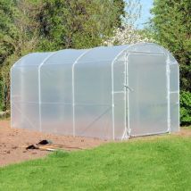 Serre de Jardin à Bords Droits robuste Ø 32 - 8m2 - 2,30m x 3,60m
