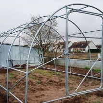 Volière Ø 40 - Forme tunnel - 4 x 7,50m (30m2)