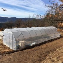 Serre de Jardin à Bords Droits robuste Ø 40 - 67.5m2