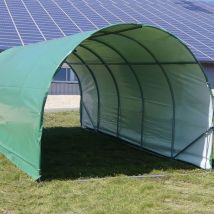 Abris de stockage robuste Ø 25 - Forme tunnel - 3 x 4,50m (13,50m2)