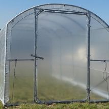 Serre de Jardin à Bords Droits robuste Ø 40 - 18m2 à ourlet 3m x 6m
