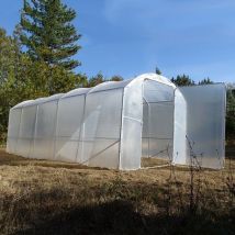 Serre de Jardin à Bords Droits robuste Ø 40 - 18m2 3 m x 6m