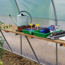 Etagères modulables pour serres de jardin