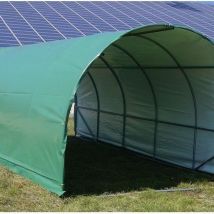 Abris de stockage robuste Ø 40 - Forme tunnel - 4 x 10,50m (42m2)