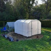 Serre de Jardin à Bords Droits robuste Ø 40 - 13.5m2 - 3m x 4,50m