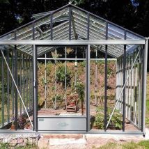 Serre de jardin en verre contemporaine - Petite taille - 3,09 x 3,09m (9,5m2)