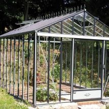 Serre de jardin en verre contemporaine - Petite taille - 3,09 x 4,57m (14m2)