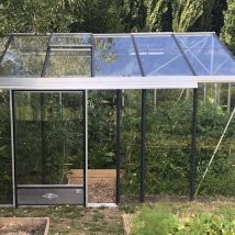 Serre de jardin en verre contemporaine - Grande taille - 3,15 x 7,53 (23,7m2)