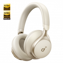 Soundcore Space One Kabellose Kopfhörer Creme Over-Ear Kabellos