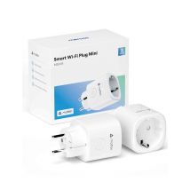 Meross Smart Wi-Fi Steckdose mit Energiemonitor Weiß 1er Pack Apple HomeKit + Amazon Alexa + Google Assistant