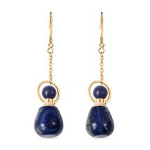 Lapislazuli Parfümflaschen-Ohrringe - 50 ct.