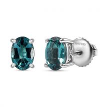 RHAPSODY AAAA Lagunen Turmalin Ohrringe in 950 Platin - 1 63 ct.