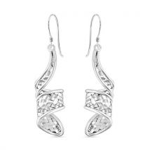 Royal Bali Kollektion - Ohrringe im Twist-Design  925 Silber