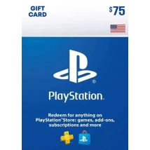 $75 PlayStation Store Gift Card  PS5 / PS4 | PSN USA Account