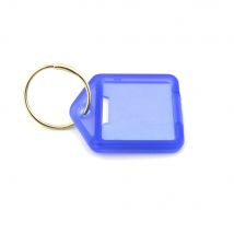 Reiher Schlüsselanhänger m. Schlüsselring, klein-blau