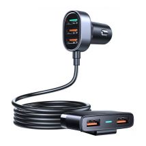 Ładowarka samochodowa 45W 5xUSB - 1,5m