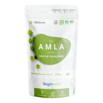 Bio Amla Pulver 200g kaufen - Mit Vitamin C - Kräuterpulver zum Entgiften - Nahrungsergänzungsmittel für das Wohlbefinden, Haut &amp; Haare