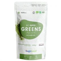 Bio Super Greens Pulver - 200g - Veganes Bio-protein pulver ist eine biologische proteinquelle &amp; steigert Ihre Vitalität