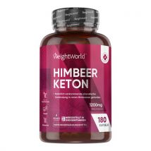 Natürliches Keton zum Abnehmen  180 vegane Kapseln mit 100 % reinem Himbeerketon als Fatburner und zur Diät  Hochdosierte 1.200 mg pro Portion