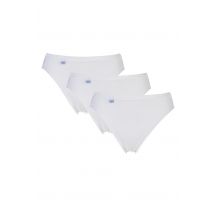 3 Pack White Basic Tai Briefs Ladies 14 Ladies - Sloggi