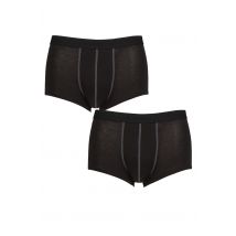 2 Pack Black 24/7 Basic Natural Cotton Hipster Briefs Men's 38 Mens - Sloggi