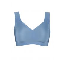 1 Pack Blue Zero Feel Seamfree Bralette with Removable Pads Ladies Small - Sloggi