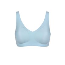 Women's 1 Pack Sloggi ZERO Feel 2.0 Bralette Light Blue Large