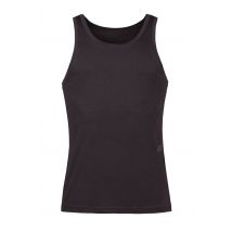 Mens 1 Pack Sloggi SLG Baselayer Tank Top Charcoal Small