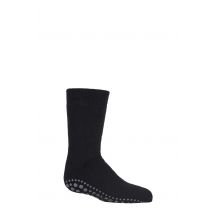 1 Pair Black Catspads Slipper Socks Kids Unisex 12-2.5 Kids (7-11 Years) - Falke