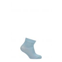 1 Pair Powder Blue Sensitive Cotton Socks Kids Unisex 0-1 Months - Falke