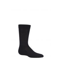 1 Pair Black Family Casual Cotton Socks Kids Unisex 9-11.5 Kids (4-6 Years) - Falke