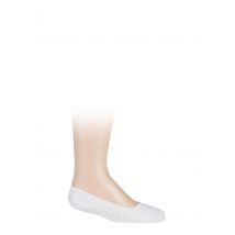 1 Pair White Invisible Step Shoe Liners Kids Unisex 5.5-8 Teens (13-14 Years) - Falke