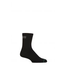 Mens 1 Pair 1000 Mile Blister-free Double Layer Liner Socks Black M