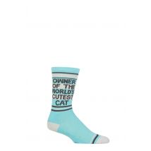 Gumball Poodle 1 Pair Owner of The World's Cutest Cat Cotton Socks Multi One Size