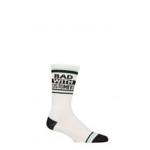 Gumball Poodle 1 Pair Bad with Customers Cotton Socks Multi One Size