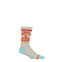 Gumball Poodle 1 Pair Here Comes a Roller Skater Cotton Socks Multi One Size