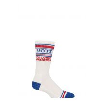 Gumball Poodle 1 Pair Vote...For Longer Weekends - Gym Crew Socks Cotton Socks Multi One Size