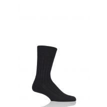 1 Pair Black Teppich Im Schuh 'Carpet In Shoe' Virgin Wool Ribbed Socks Men's 10-11 Mens - Falke