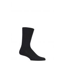 1 Pair Black Teppich Im Schuh 'Carpet In Shoe' Virgin Wool Ribbed Socks Men's 10-11 Mens - Falke