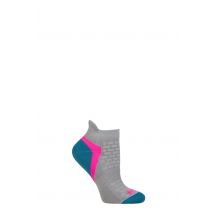 1000 Mile 1 Pair Activ Repreve Sports Socks Silver Pink 3-5.5 Ladies