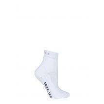 1 Pair White TE2 Short Medium Volume Ergonomic Cushioned Short Tennis Socks Ladies 7-8 Ladies - Falke
