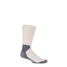 1 Pair White Wool Ultra Cricket Socks Men's 12-14 Mens - 1000 Mile
