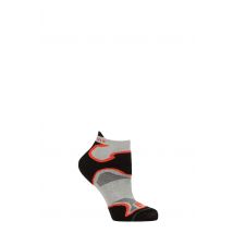 Mens and Women's 1 Pair 1000 Mile Multi Sport Fusion Socklet Socks Silver / Orange 12-14 Mens