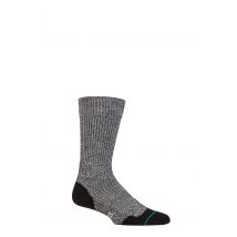 Mens and Women's 1 Pair 1000 Mile Fusion Walk Sock Charcoal Marl M