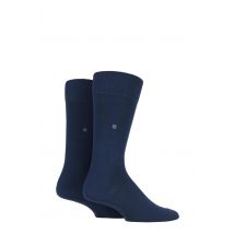 2 Pair Marine Everyday Cotton Socks Men's 6.5-11 Mens - Burlington