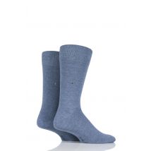 2 Pair Denim Everyday Cotton Socks Men's 6.5-11 Mens - Burlington