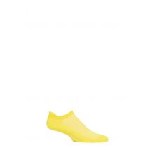 Mens 1 Pair Burlington Athleisure Trainer Socks Yellow 9-11 Mens