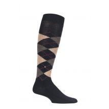 1 Pair Brown Preston Soft Acrylic Knee High Socks Men's 6.5-11 Mens - Burlington