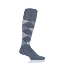 1 Pair Charcoal Preston Soft Acrylic Knee High Socks Men's 6.5-11 Mens - Burlington